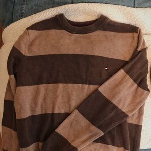 Tommy Hilfiger Brown Striped Sweater